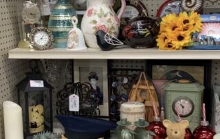 Store Shelves – Home decors Home decor shelves at Goodwill